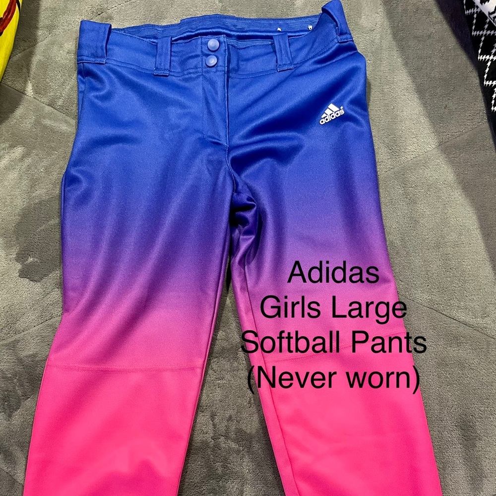 Girls Adidas softball pant